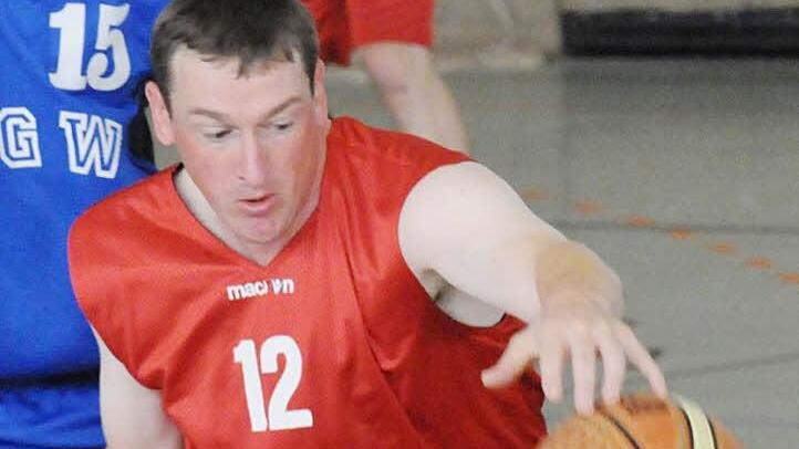 Zum wackeren Quintett der SG Oerlenbach/Ebenhausen im Spiel gegen Elsenfeld/Großwallstadt gehörte Frank Czarnietzki, mit 19 Punkten zugleich bester Schütze seines Teams. Foto: ssp