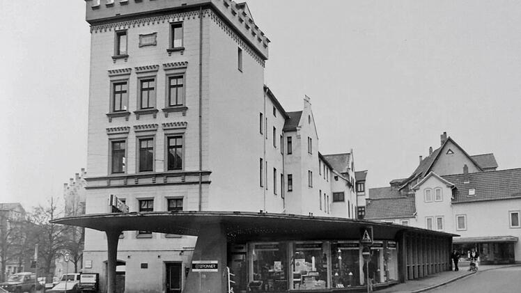 Aus den 50er Jahren stammt das flache Eckgebäude zwischen Rosengasse und Ketschengasse, das in Coburg zu den wenigen markanten Gebäuden aus dieser Zeit zählt.Foto: Archiv