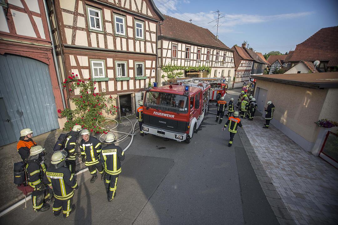 Brand in Unfinden (Haßberge)