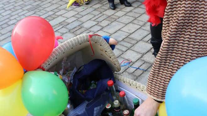 Kinderwagen mal anders...Foto: Barbara Herbst