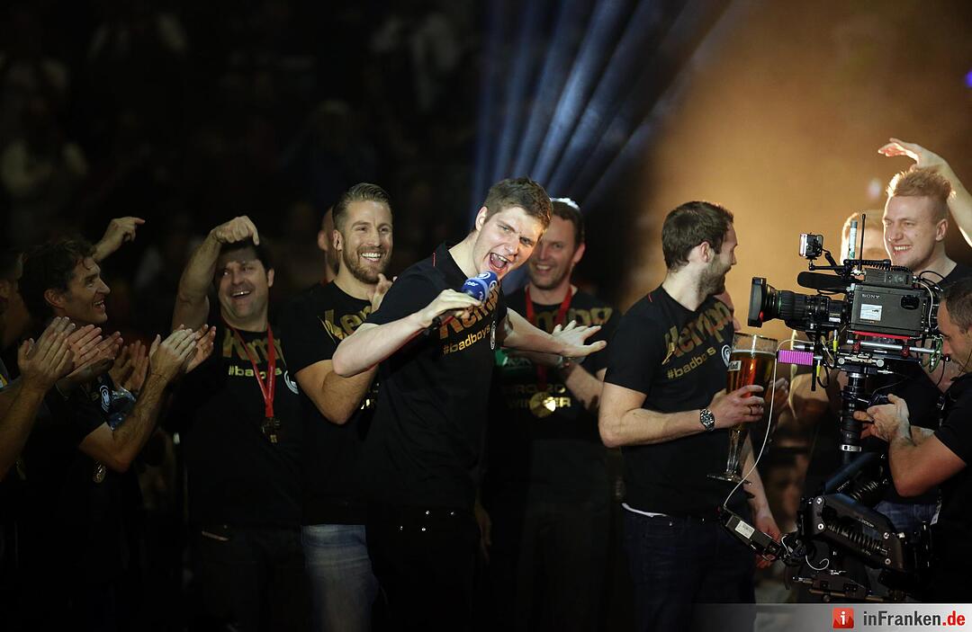 Handball-Nationalmannschaft - Feier Max-Schmeling-Halle