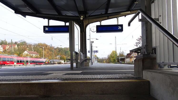 Impressionen von der Baustelle Bahnhof Coburg: Mitte Oktober 2017Foto: Jochen Berger