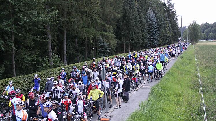 Wie schon 2017 wird es in Stockheim auch in diesem Jahr keinen Start des Frankenwald-Radmarathons geben. Foto: Michael Wunder/Archiv