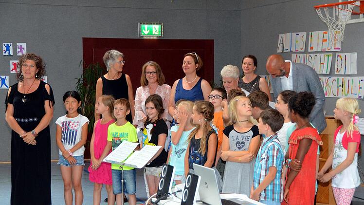 Die Lehrerband spielte zum Abschied von Sybille Hartung.