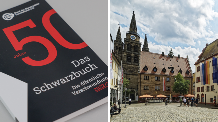 Schwarzbuch: Stadt Ansbach für teuren Pavillon kritisiert