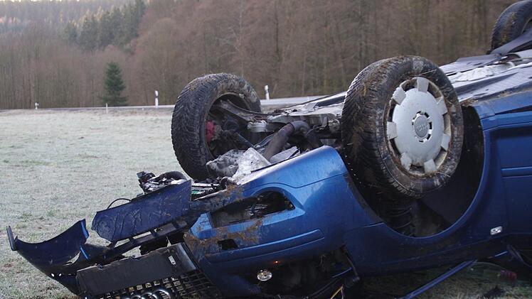 Das Unfallfahrzeug. Foto: Marco Meißner