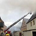 Bei einem großen Brand in Happurg ist ein sechsstelliger Schaden entstanden. Verletzt wurde glücklicherweise niemand. NEWS5 / Bauernfeind