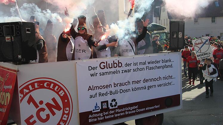 Faschingsumzug in Oberlangenstadt. Foto: Veronika Schadeck