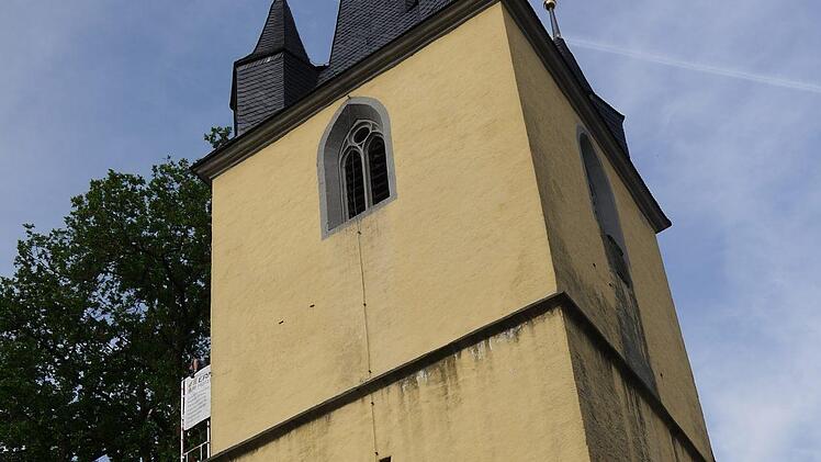 Impression vom Einbau der neuen Kirchenglocken in Gleußen.Berthold Köhler