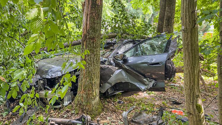 Forchheim: Autofahrer hinterl&auml;sst gro&szlig;e Verw&uuml;stung - Bergung aufwendig