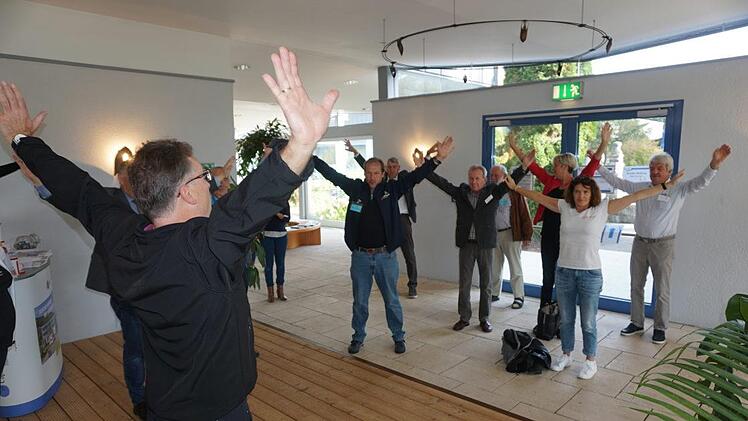 Zum mitmachen waren die Besucher am Samstag in der Georgi-Kurhalle in Bad Brückenau eingeladen, um Tipps und Anregungen für ein aktives Leben mitzunehmen. Foto: Marion Eckert