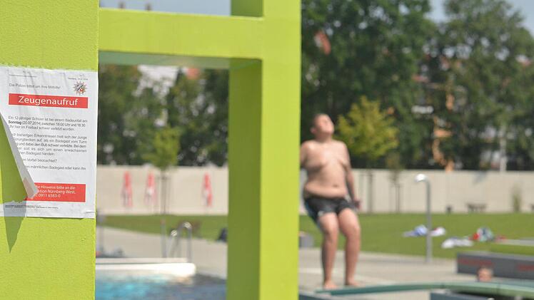 Um die Sicherheit in Freibädern zu erhöhen, setzt die Stadt Nürnberg seit diesem Jahre auf private Sicherheitsdienste. Foto: Pelke
