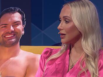 Beverlys Match Jimi Blue war nur als Pappaufsteller anwesend.