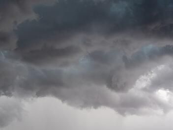 Graues, trübes Wetter