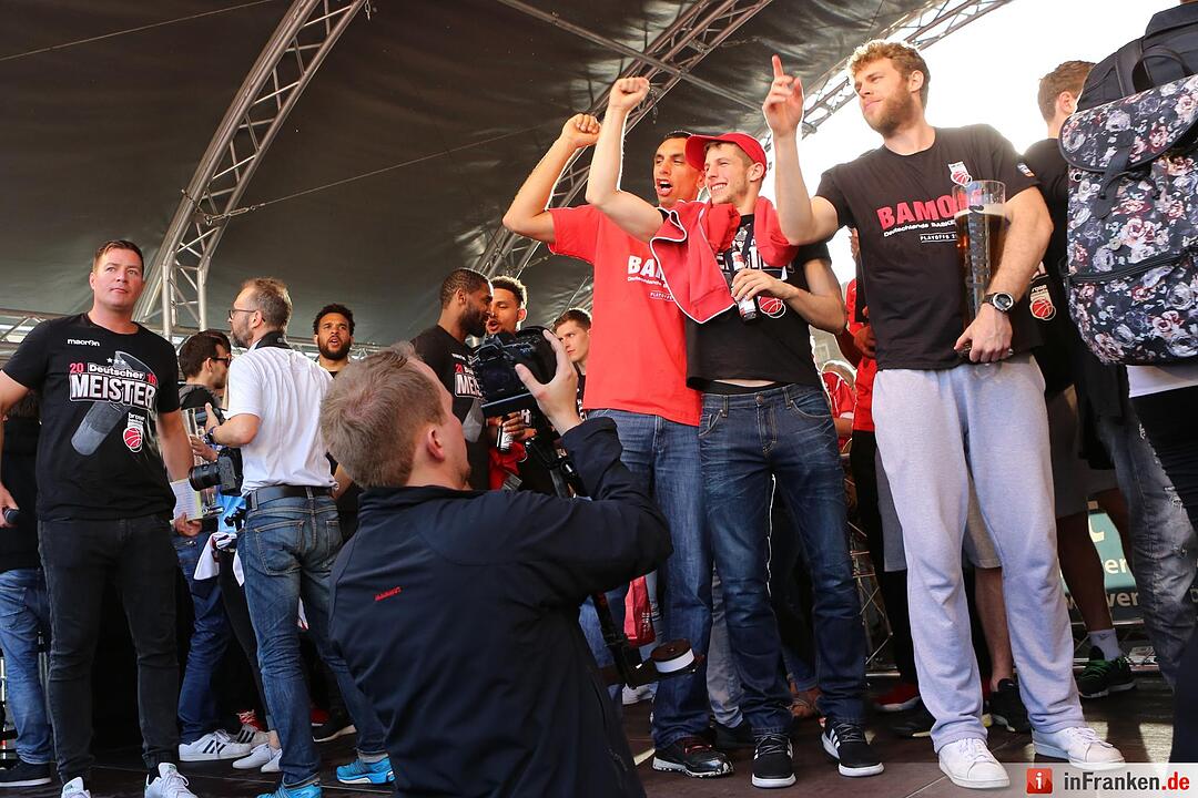 Brose-Baskit zum  achten mal Meister; Foto: Barbara Herbst