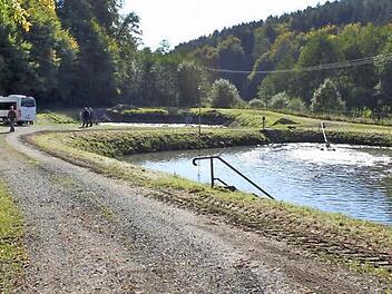 Ein Becken der Kläranlage an der Aspenmühle. Hier entsteht bald ein Neubau. Foto: Ralf Ruppert