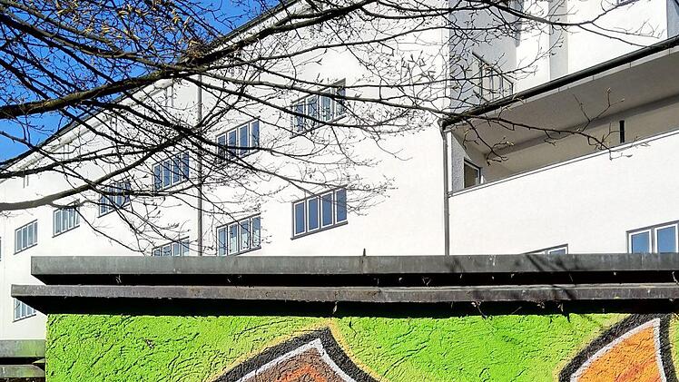 Spraykunst am Lohgraben in CoburgFoto: Jochen Berger