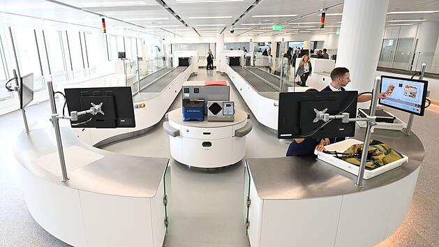 Computertomographie-Scanner am Flughafen München