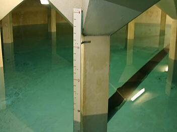 In diesem Hochbehälter speichern die Stadtwerke Forchheim das Trinkwasser für den Osten der Königsstadt. Foto: Stadtwerke Forchheim