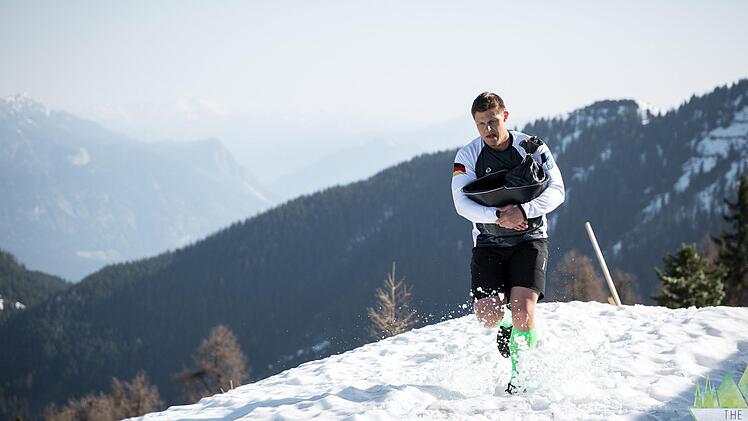 Marco Kraft im Schnee. Foto: privat