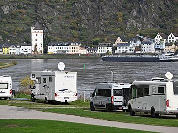 Campingpl&auml;tze am Rhein