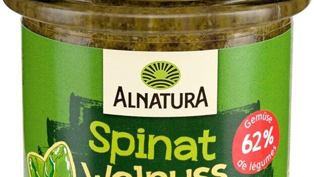 Rückruf von Spinat-Brotaufstrichen von Alnatura, Tartex und Allos
