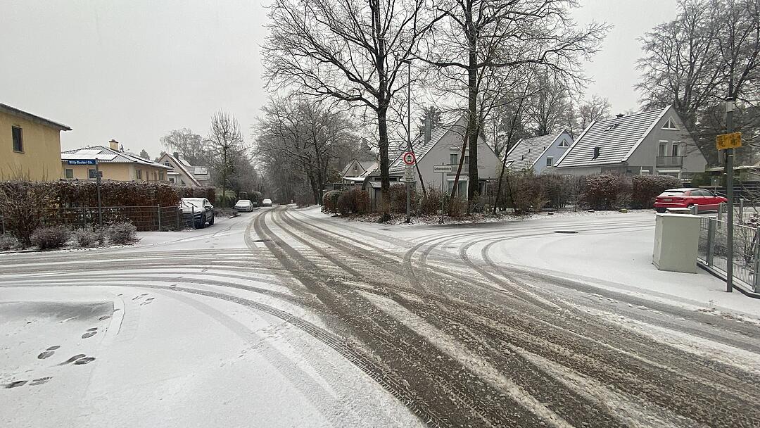 Schneegestöber und erste Schlittenfahrten: Winterliches Wetter in Mittelfranken