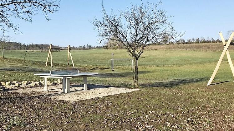 Der neue Spielplatz in Hochstall Foto: Andrea Spörlein