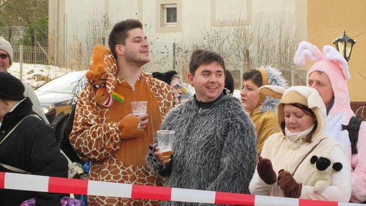 Zeitlofser Faschingsumzug. Foto: Diana Leitsch