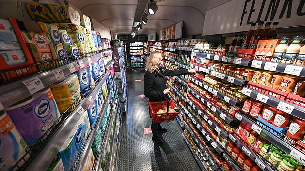Maskenpflicht im Supermarkt