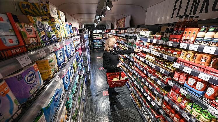 Maskenpflicht im Supermarkt