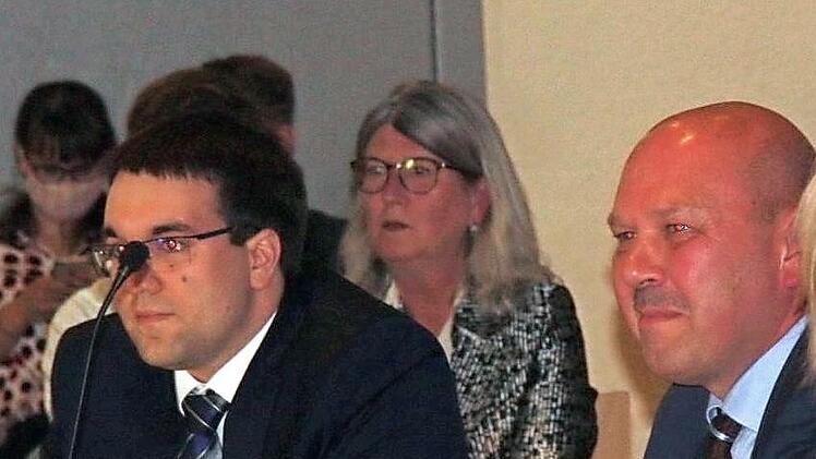 Walter Drebinger (r.) , schlug Konrad Körner als Zweiten Bürgermeister vor.  Foto: sae