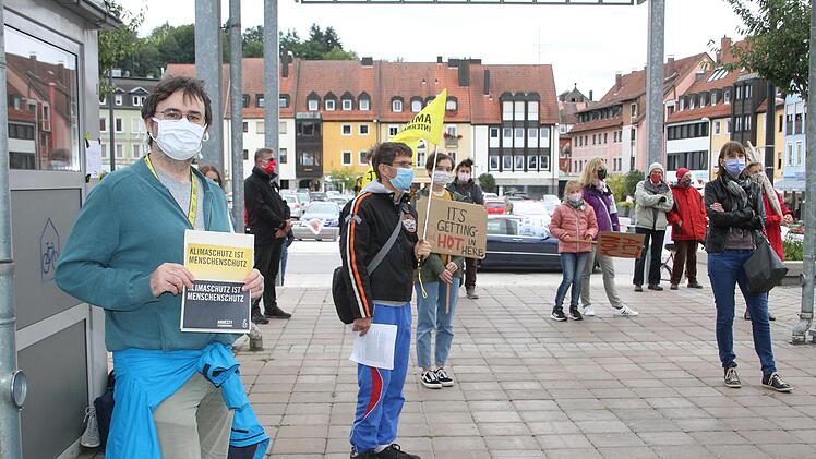 Impressionen von der Kulmbacher "Fridays für Future"-Demo. Foto: Sonny Adam