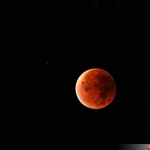 Blutmond über Franken