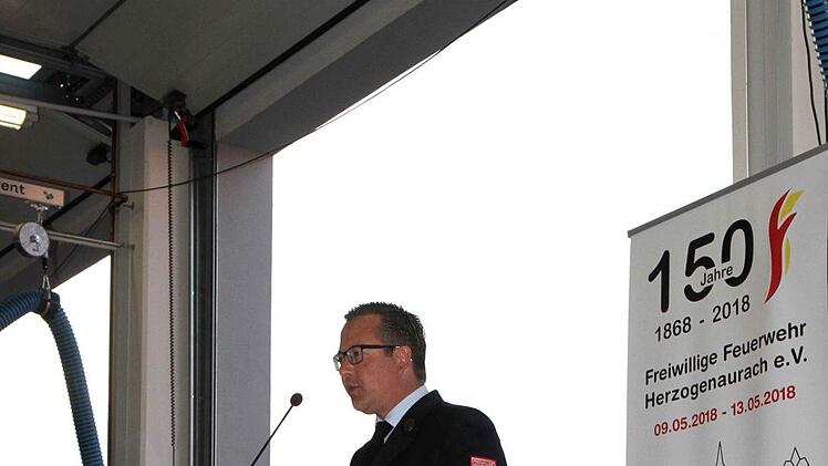 Vorsitzender Thomas Geiger lud die Gäste zu einem gemütlichen Abend ein