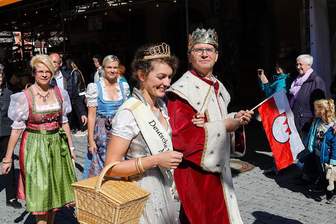 Korbmarkt in Lichtenfels am Samstag