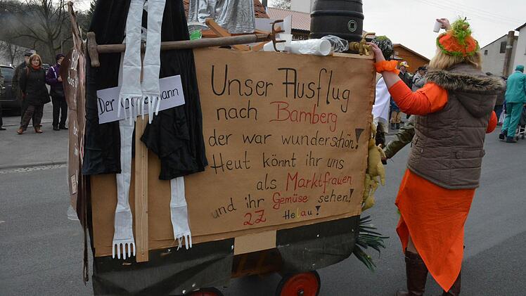 Viele Fußgruppen waren heuer im Faschingsumzug der Ermetzia vertreten.