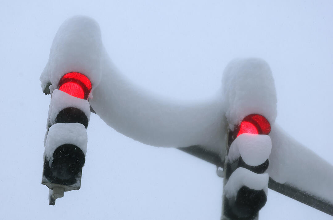 Wintereinbruch in Süddeutschland - Landsberg am Lech