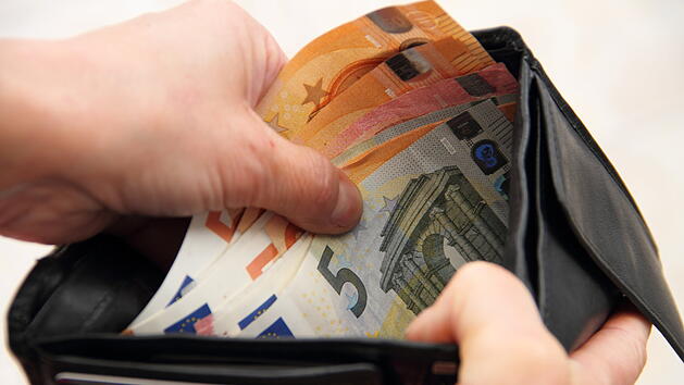 Geldscheine, Geld, Geldbeutel, Portmonaie