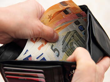 Geldscheine, Geld, Geldbeutel, Portmonaie