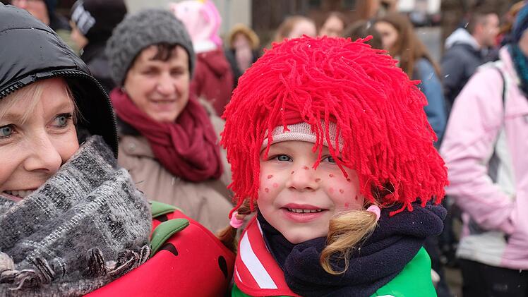 Beim Faschingsumzug der  Untererthaler Karnevals-Gesellschaft (UKG). Gerd Schaar