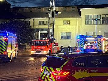 Brand in Industriebetrieb