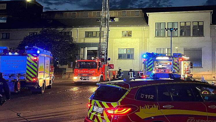 Brand in Industriebetrieb