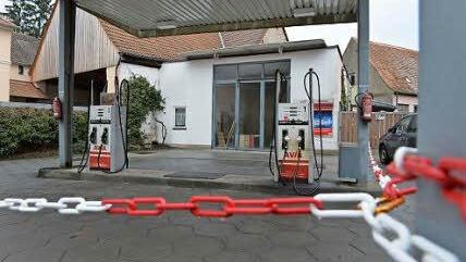 Seit Sylvester ist die Tankstelle Burgwindheim geschlossen.Alle Fotos: Ronald Rinklef