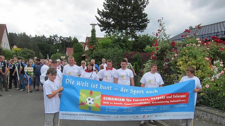 Die Sportler,  die sich zur Interessensgemeinschaft zusammengeschlossen hatten Foto: privat