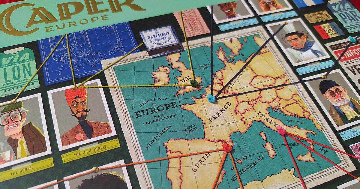 SpieleTest "Caper Europe" Schnelles DiebesDuell mit DraftingClou