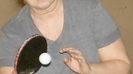 Susanne Zimmermann (TS Kronach II) blieb beim 8:4-Sieg gegen Friesen in ihren zwei Einzeln und im Doppel mit Elisabeth Brückner ungeschlagen.  Foto: Hans Franz