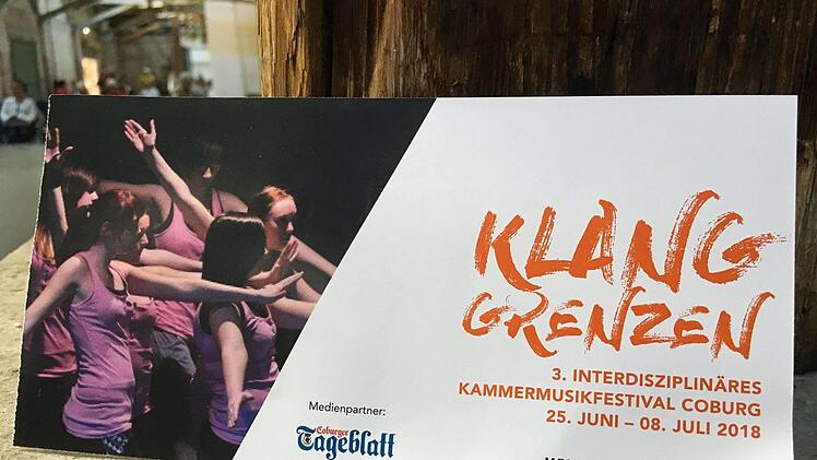 Das Festival "Klanggrenzen" bietet bis zum 8. Juli insgesamt vier interdisziplinäre Programme in Coburg.Foto: Jochen bErger