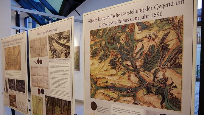 Tafeln der Sonderausstellung "750 Jahre - Streiflichter der Geschichte der Stadt Ludwigsstadt"Heike Schülein