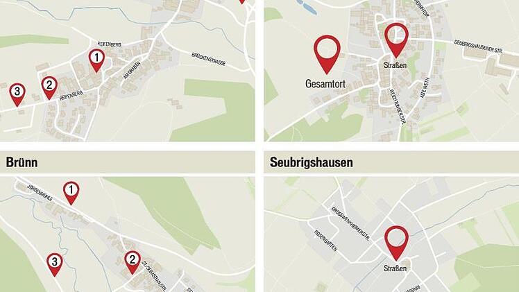 In den vier Stadtteilen sind Radwege ein Thema für die Bürger.